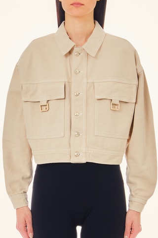 Veste en jean - Écru