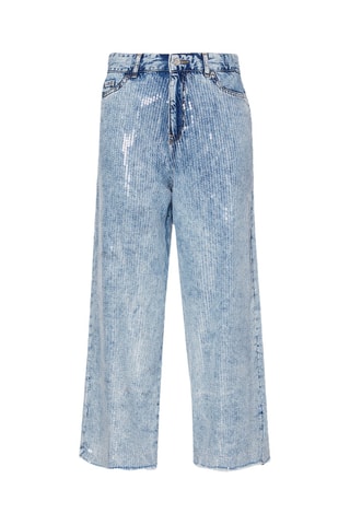 Jean flare 7/8 - Bleu
