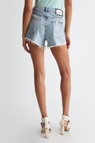 Short en jean - Bleu