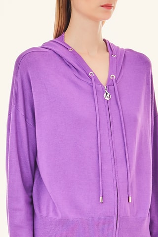 Sweater met Capuchon en Broek - Paars