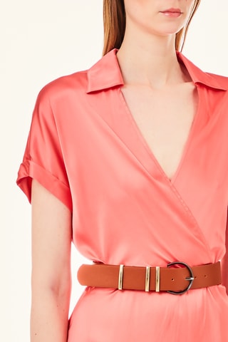 Robe droite - Corail