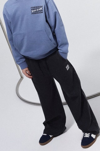 Pantalon de survêtement en coton biologique - Noir - Name It