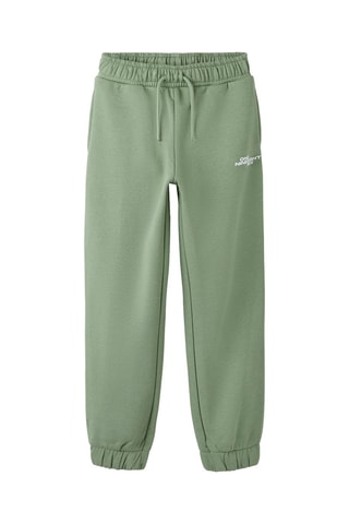 Jogging en coton biologique - Vert - Name It