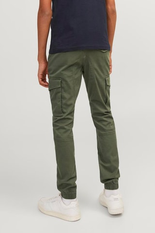 Pantalon cargo en coton biologique  - Jack&Jones -  Vert olive