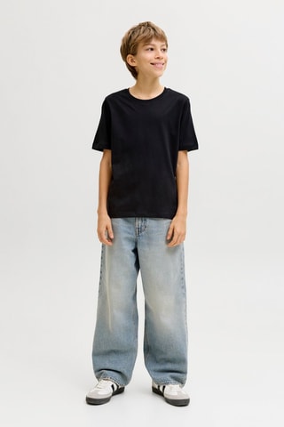 3 t-shirts en coton biologique - Noir - Jack&Jones