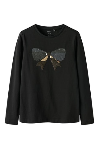T-shirt en coton biologique - Noir - Name It