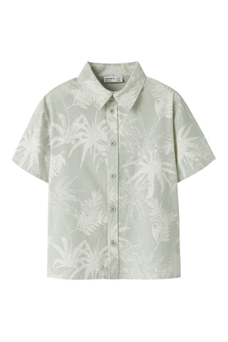 Chemise en coton biologique  -  Vert d’eau - Name It