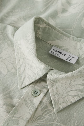 Chemise en coton biologique  -  Vert d’eau - Name It