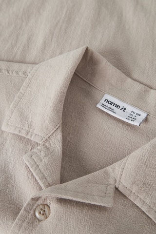 Chemise regular  -  Gris clair - Name It