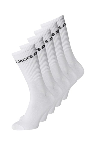 5 paires de chaussettes  -  Blanc - Jack&Jones