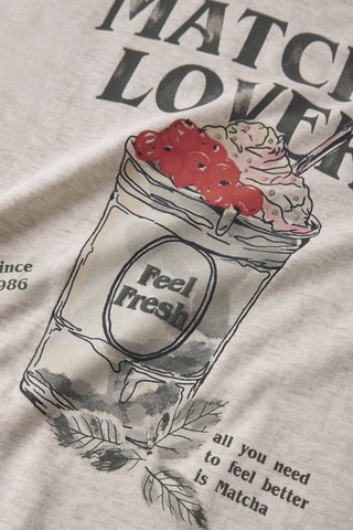 T-shirt regular en coton biologique  -  Gris clair chiné - Name It