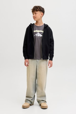 T-shirt en coton biologique - Gris - Jack&Jones