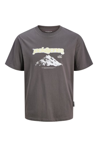 T-shirt en coton biologique - Gris - Jack&Jones