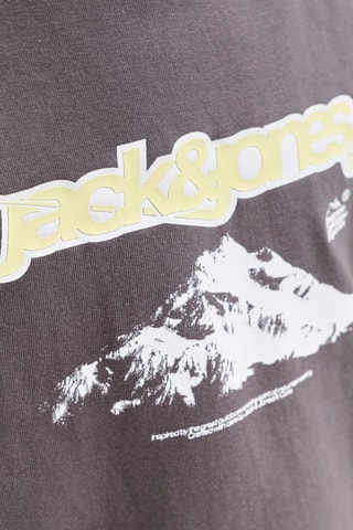 T-shirt en coton biologique - Gris - Jack&Jones