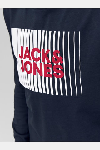 T-shirt en coton biologique - Bleu marine - Jack&Jones Junior