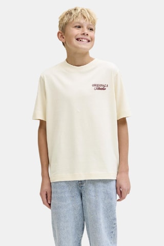 T-shirt - Blanc - Jack&Jones Junior