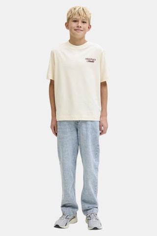 T-shirt - Blanc - Jack&Jones Junior