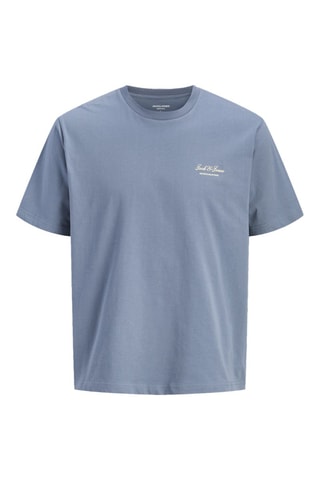 T-shirt en coton biologique - Bleu clair - Jack&Jones Junior