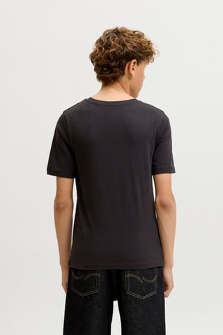 T-shirt regular en coton biologique  - Jack&Jones -  Noir