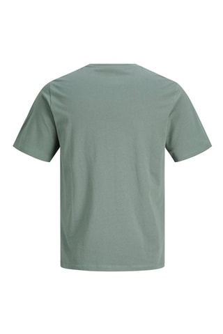 T-shirt regular en coton biologique  -  Vert - Jack&Jones