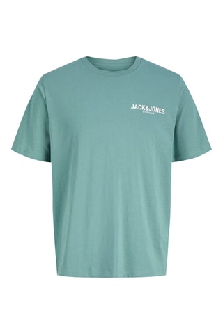 T-shirt regular en coton biologique  -  Vert - Jack&Jones