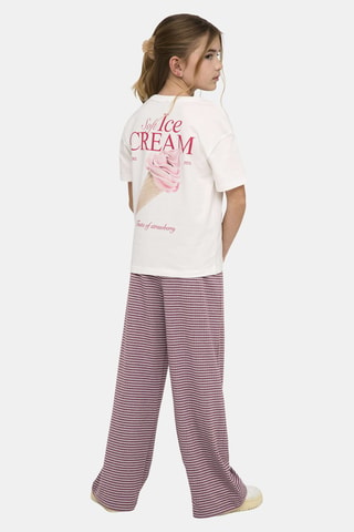 T-shirt en coton biologique - Blanc - Only