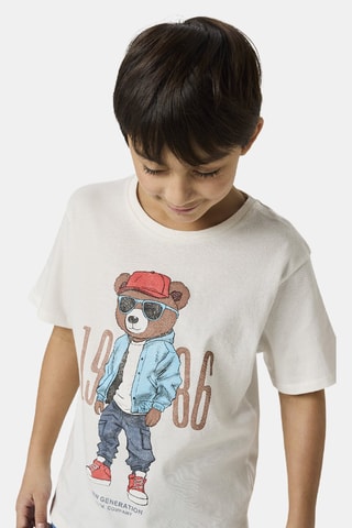 T-shirt en coton biologique - Blanc - Name It