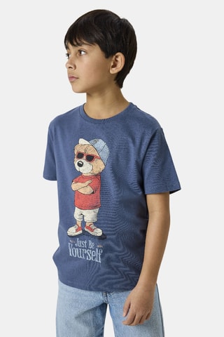 T-shirt en coton biologique - Indigo - Name It