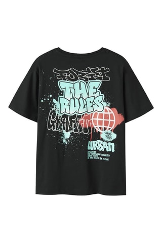 T-shirt en coton biologique - Noir - Name It