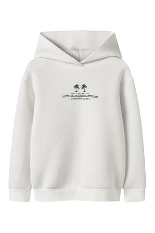 Sweat à capuche  -  Blanc - Name It