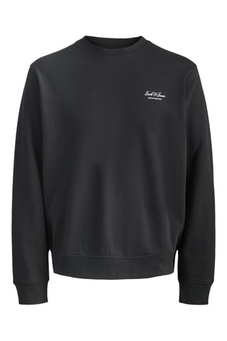 Sweat en coton biologique - Noir - Jack&Jones Junior