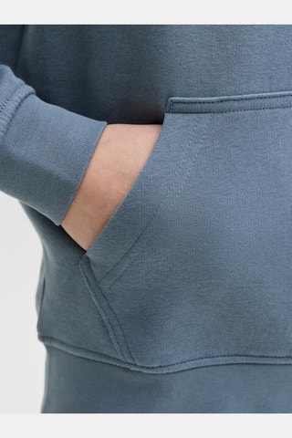 Sweat à capuche en coton biologique - Bleu cobalt - Jack&Jones Junior