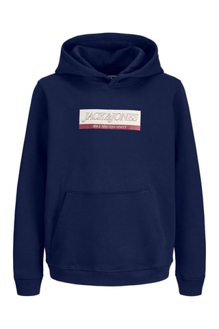 Sweat en coton biologique - Bleu marine - Jack&Jones