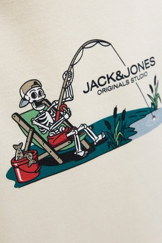 Sweat à capuche - Ecru - Jack&Jones