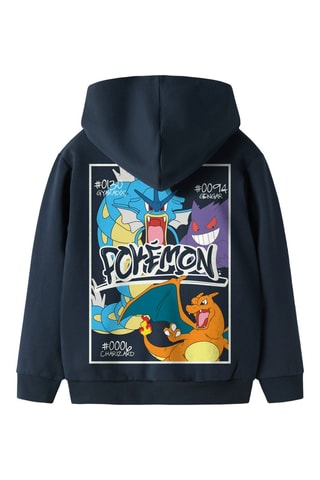 Sweat à capuche Pokemon - Bleu marine - Name It