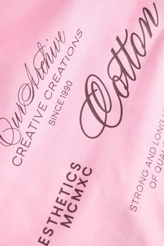 Sweat en coton biologique - Rose - Jack & Jones
