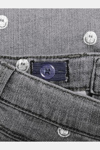 Short en jean Smiley - Gris clair - Only