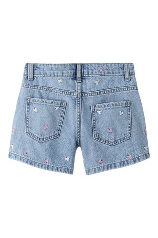 Short en jean et coton biologique - Bleu clair - Name It