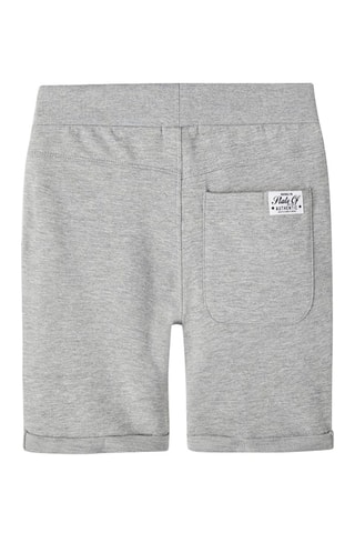 2 shorts regular  -  Gris clair chiné et bleu foncé - Name It