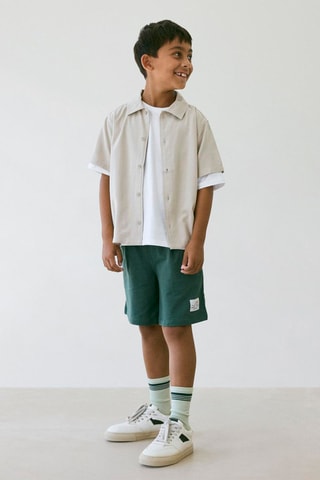 Short regular coton biologique  -  Vert - Name It