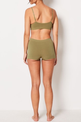 Shorty Amande - Vert olive