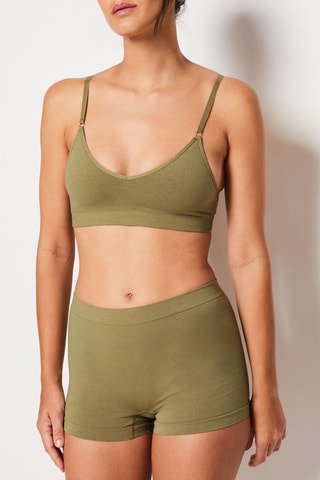 Shorty Amande - Vert olive
