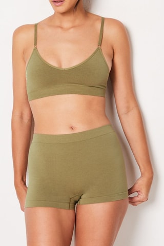 Shorty Amande - Vert olive