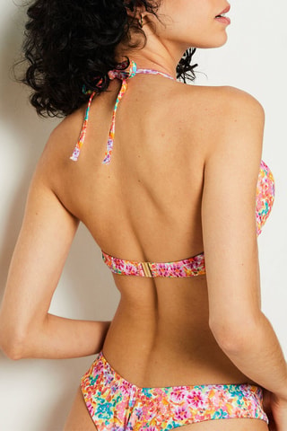 Bikinitop - Wit en Roze