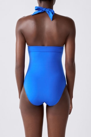 Maillot 1 pièce Sculpt - Bleu roi