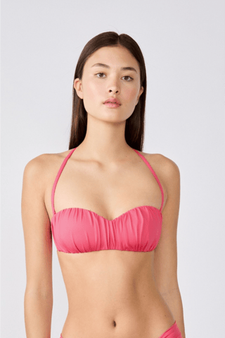 Bandeau Bikinitop Luarca - Roze