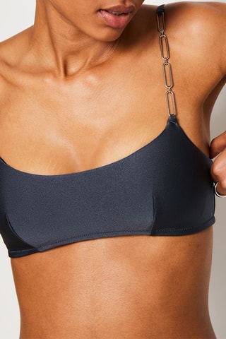 Bikinitop Strap Swim - Antraciet