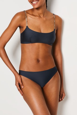 Bikinitop Strap Swim - Antraciet
