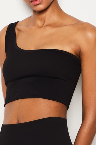Asymmetrische Sportbeha Capsule Active - Zwart