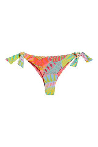 Bikinibroekje Peachy - Koraalrood en Geel